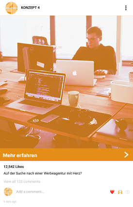 Beispiel Posting CTA